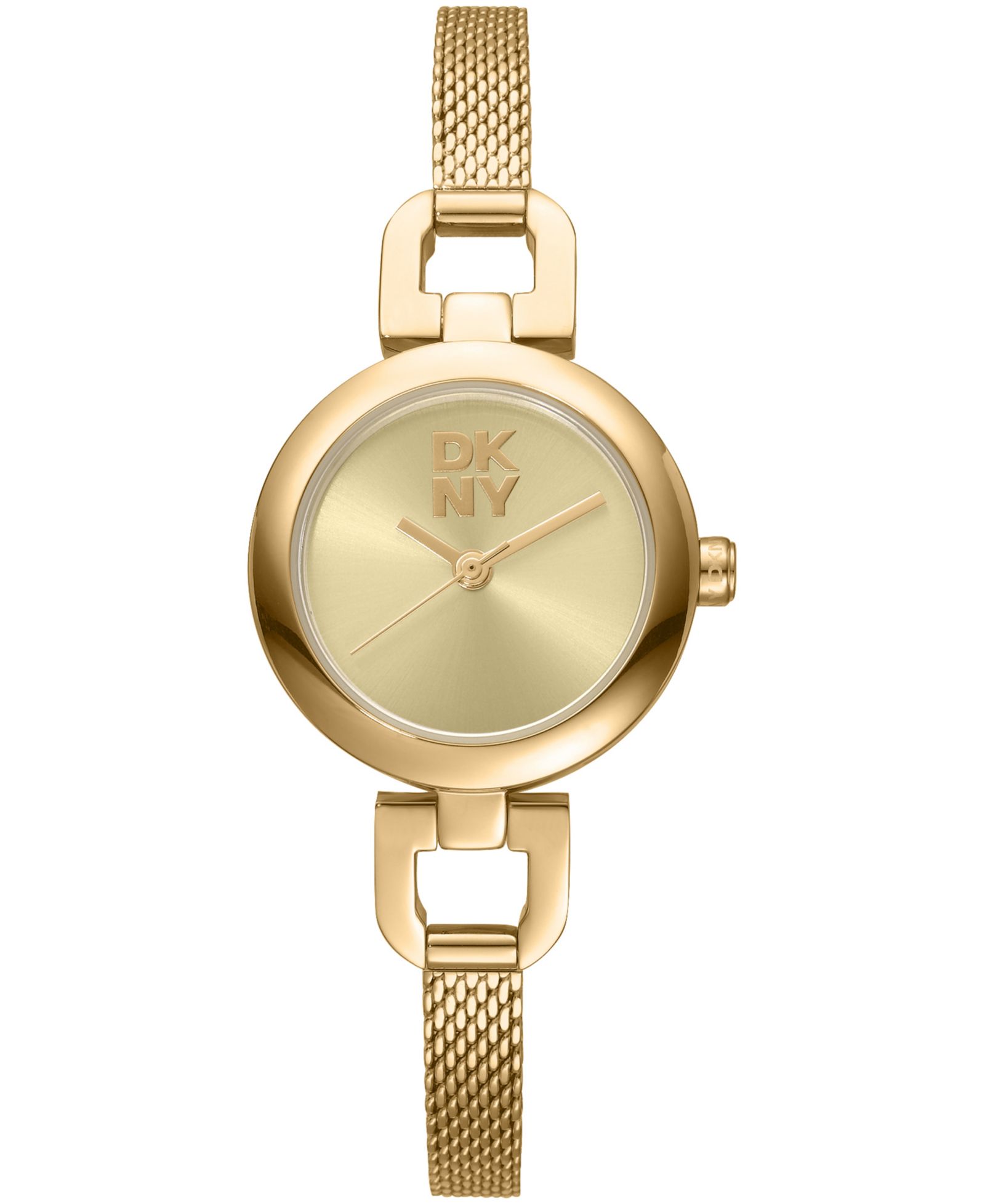 Женские наручные часы DKNY Milanese Quartz Gold-Tone Stainless Steel 26mm