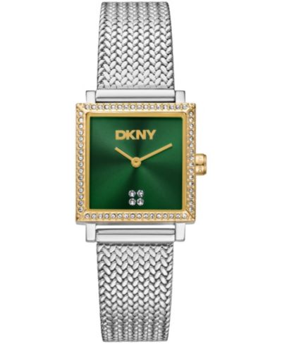 DKNY Women's Milanese Quartz Watch часы с браслетом из нержавеющей стали 24x31mm