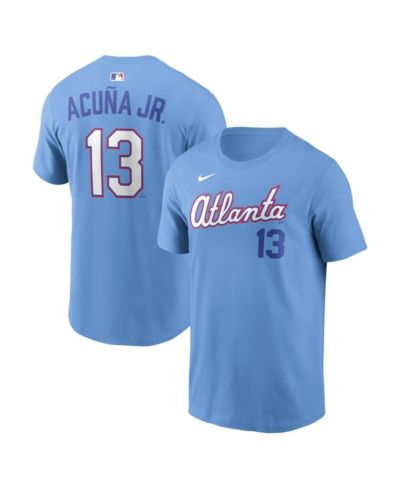 Nike футболка мужская Ronald Acuña Jr. Atlanta Braves 2026 City Connect, голубая