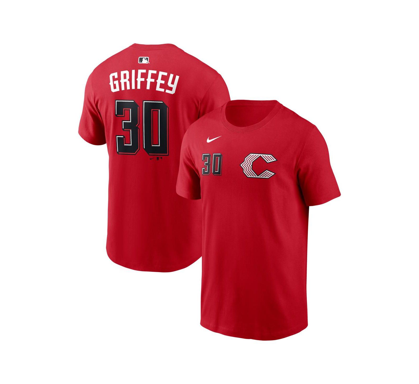 Nike Men's Ken Griffey Jr. Red Cincinnati Reds 2026 City Connect Name & Number T-Shirt