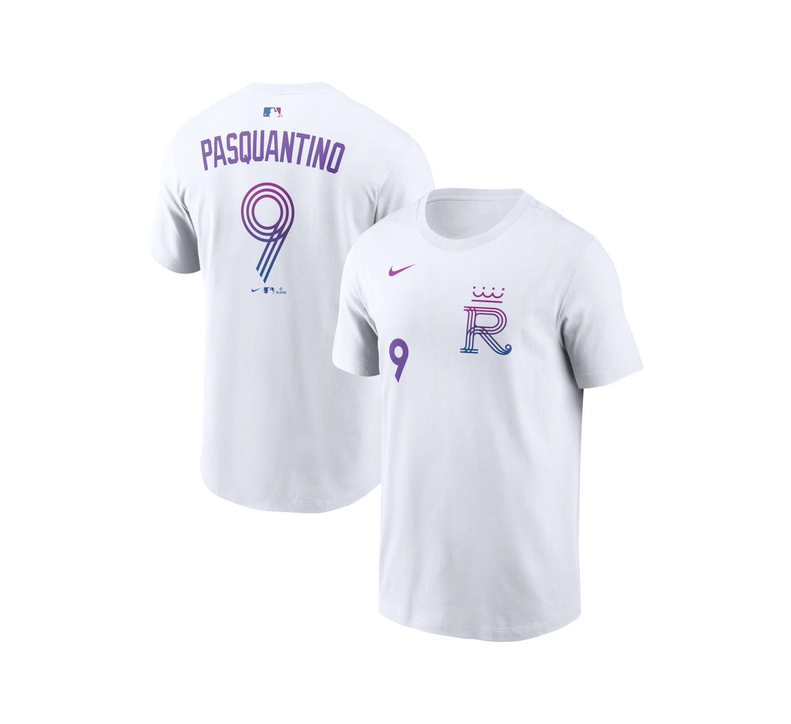 Мужская футболка Nike Vinnie Pasquantino White Kansas City Royals 2026 City Connect