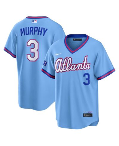 Мужская джерси Nike Dale Murphy Powder Blue Atlanta Braves 2026 City Connect Stadium