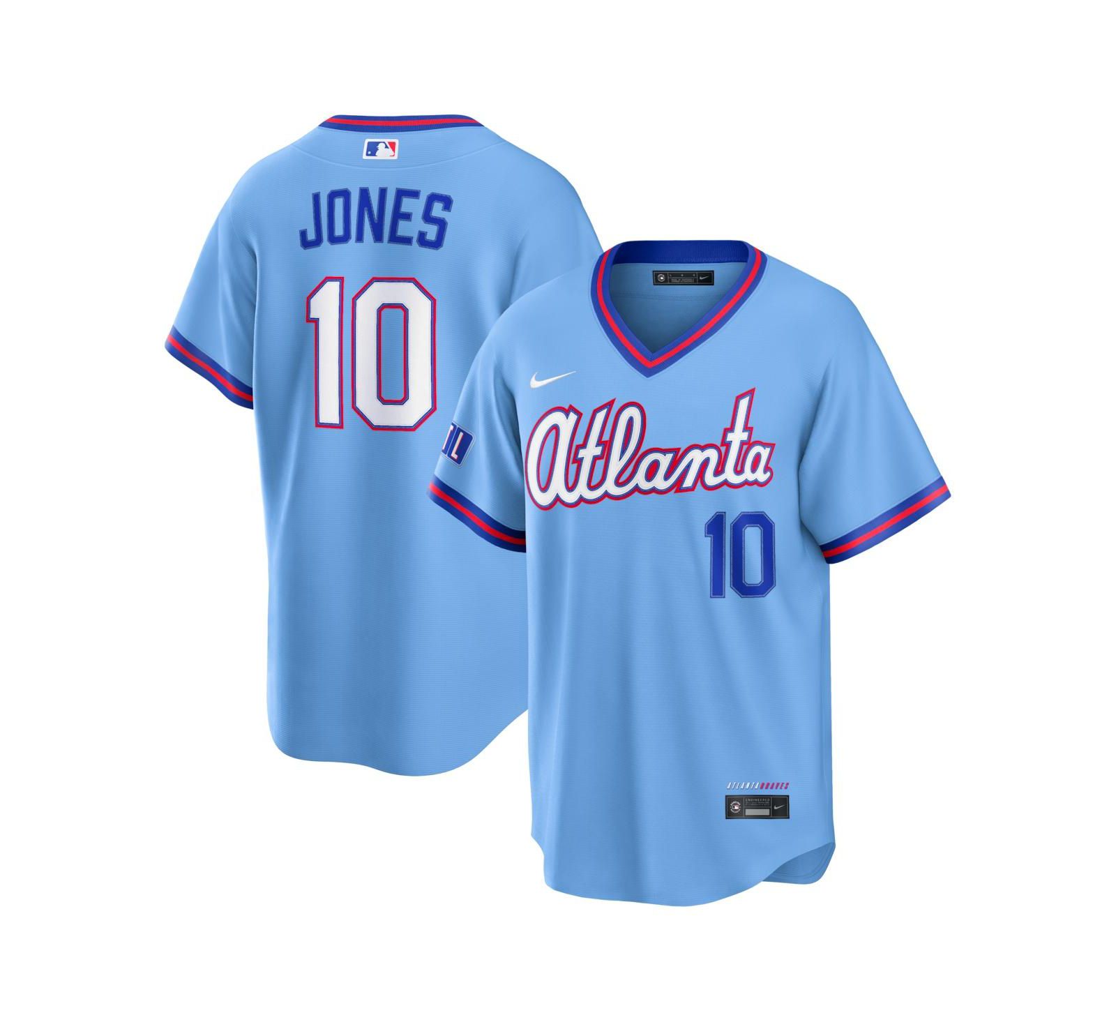 Мужская джерси Nike Chipper Jones Atlanta Braves 2026 City Connect