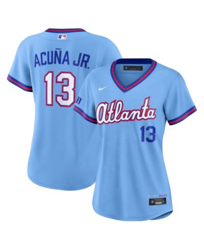 Nike Women's Ronald Acuña Jr. Powder Blue Atlanta Braves 2026 City Connect Stadium Jersey