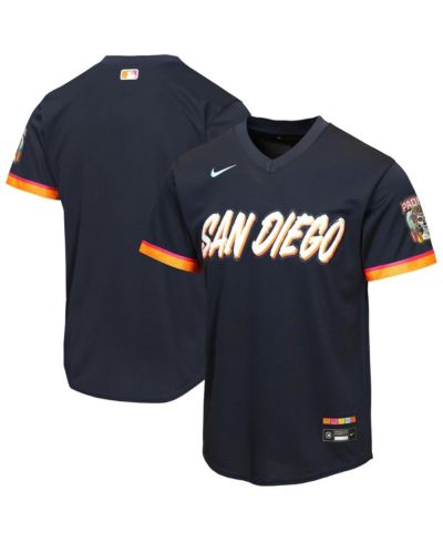 Детская джерси Nike Navy San Diego Padres 2026 City Connect Stadium для мальчиков и девочек