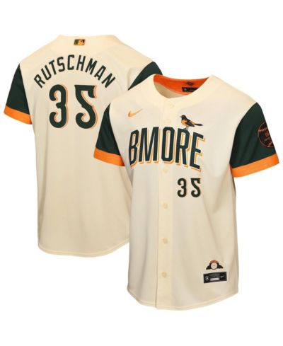 Nike Big Boys and Girls Adley Rutschman Cream Baltimore Orioles 2026 City Connect Stadium Jersey