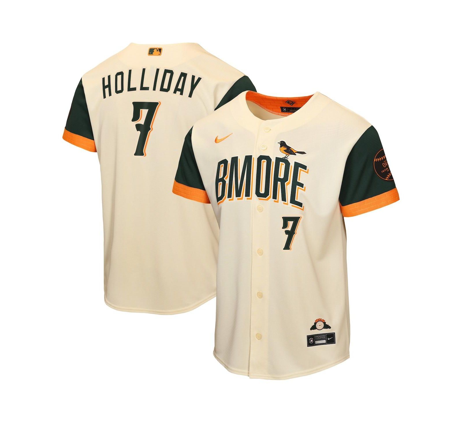 Nike детская джерси Jackson Holliday Baltimore Orioles 2026 City Connect