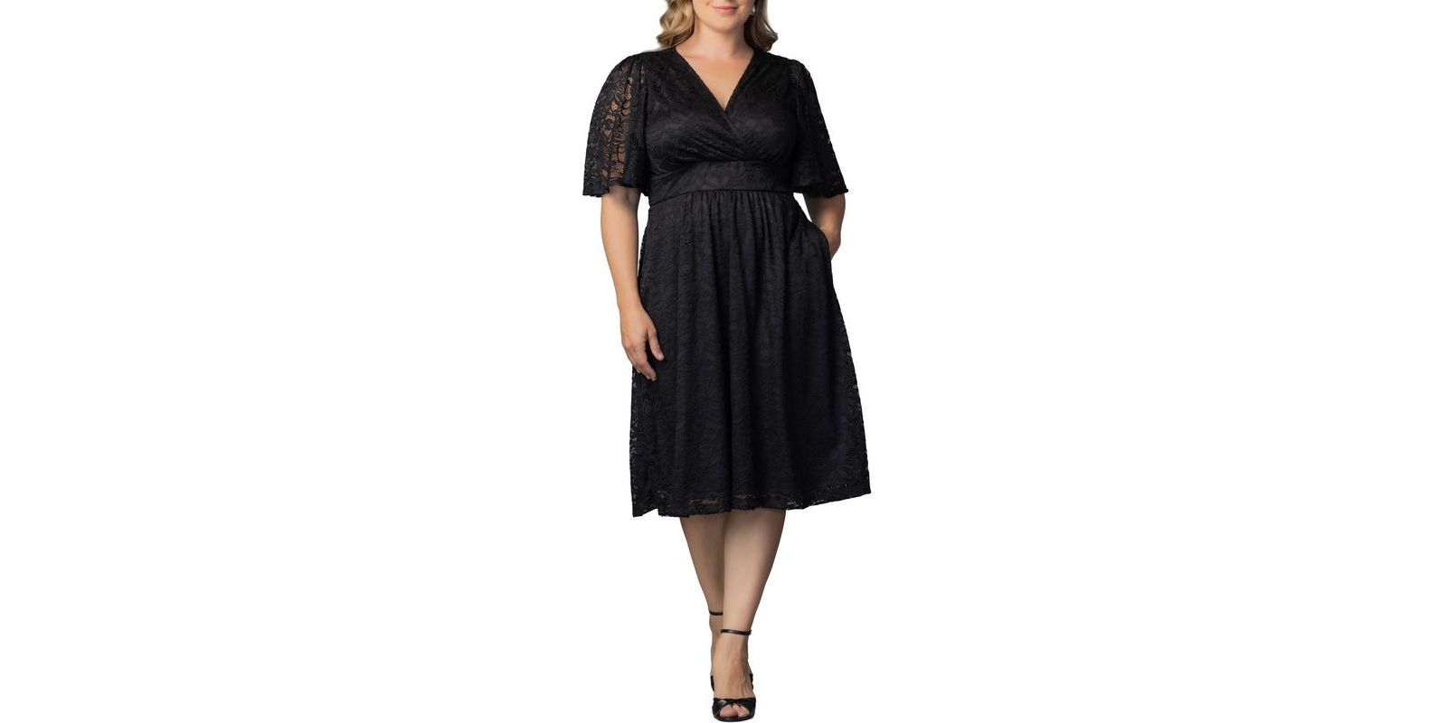 Коктейльное платье Plus Size Kiyonna Fable Lace