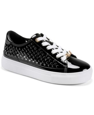 KARL LAGERFELD PARIS Women's Caswell Lace-Up Platform Sneakers
