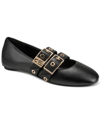 KARL LAGERFELD PARIS Women's Ashyln Mary Jane Ballet Flats