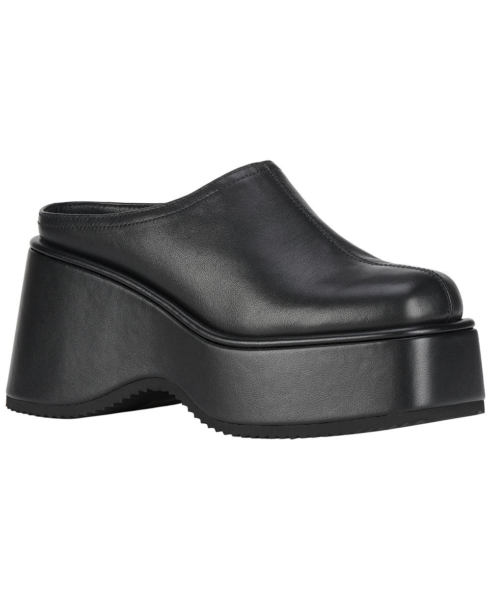 Jeffrey Campbell Women's Waveform Lug-Sole Slip-On Flatform Clogs