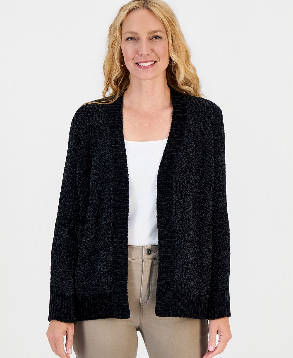 Женский кардиган Style & Co Cable-Knit Chenille