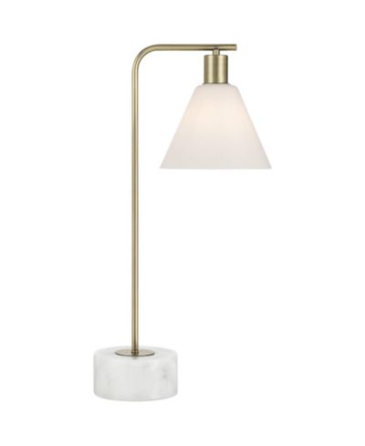 360 Lighting Bella Modern 1-Light Table Lamp with Single Shade, 24 1/2" High