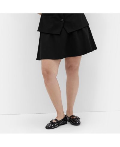 CITY CHIC Women's Peyton Ponte Skirt