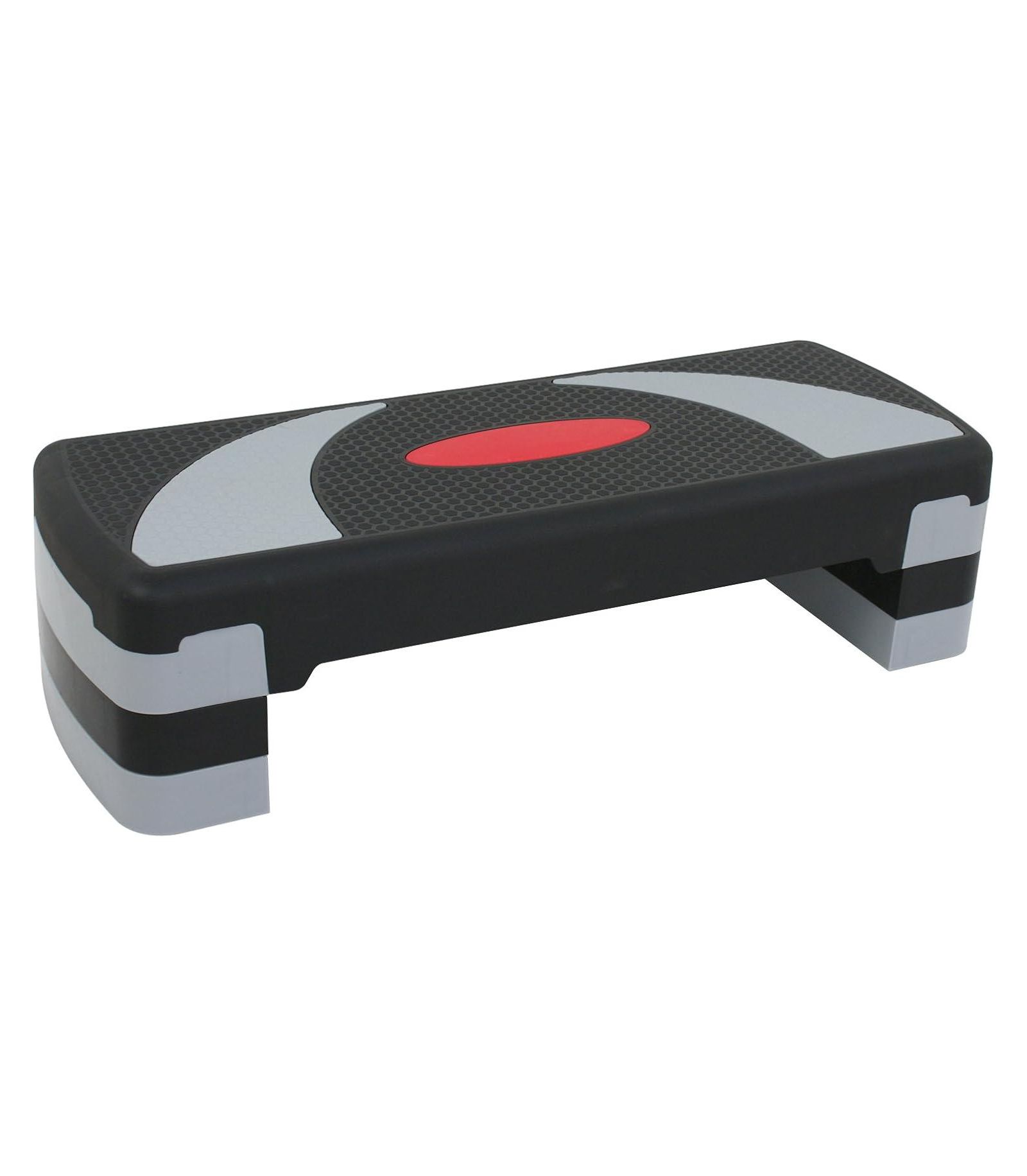 31" Adjustable Aerobic Step Platform with Stable Risers, Home Fitness Stepper