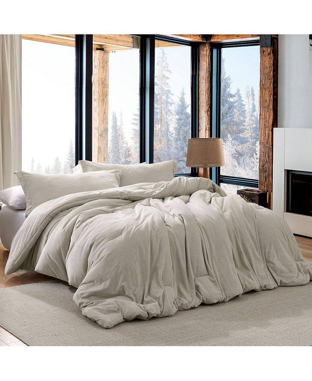 Coma Inducer Love Thick - Lofty Oversized Comforter Set - Pumice Steel