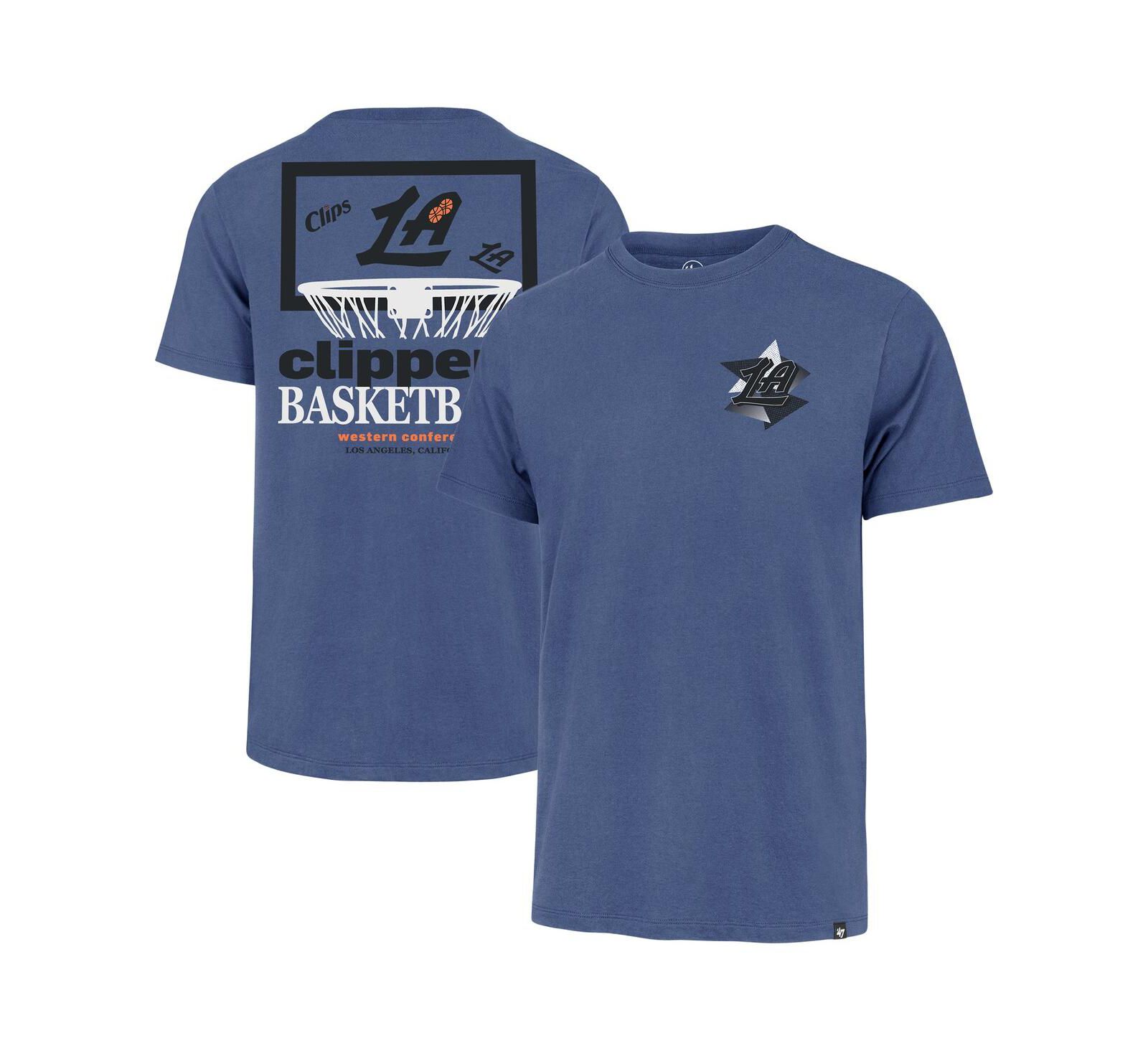 '47 Brand Men's Blue LA Clippers City Edition Backboard T-Shirt