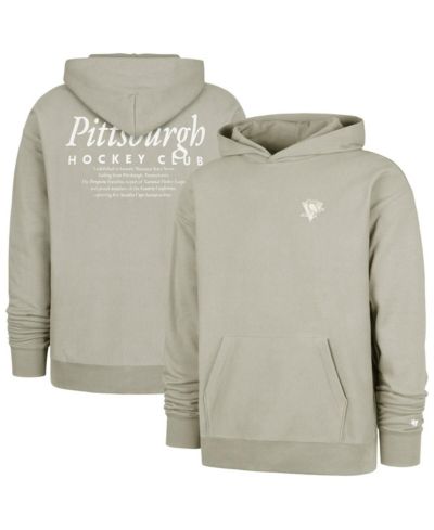 Мужское худи '47 Brand Gray Pittsburgh Penguins Foundation Pullover