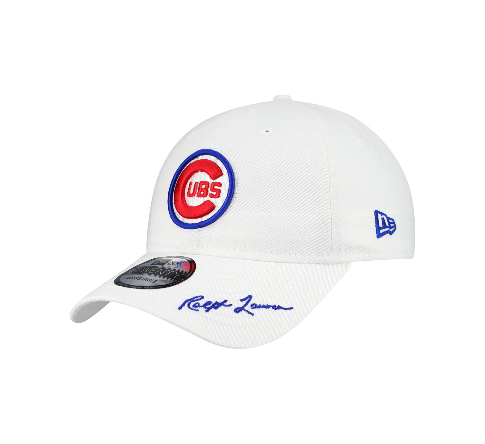 New Era Men's Ralph Lauren x MLB White Chicago Cubs 9TWENTY Adjustable Hat