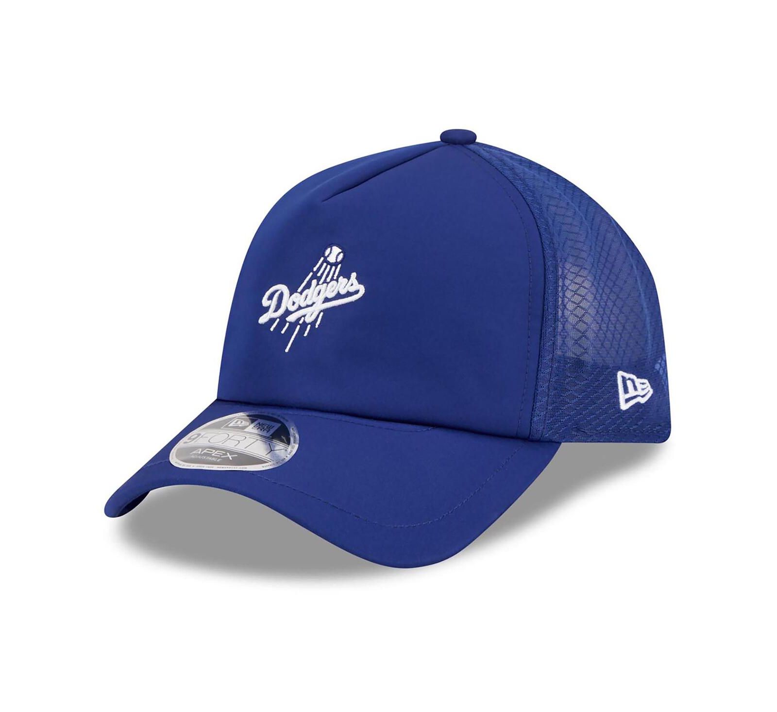 Мужская кепка New Era Los Angeles Dodgers 2026 Batting Practice Alternate Apex 9FORTY Adjustable, королевский синий
