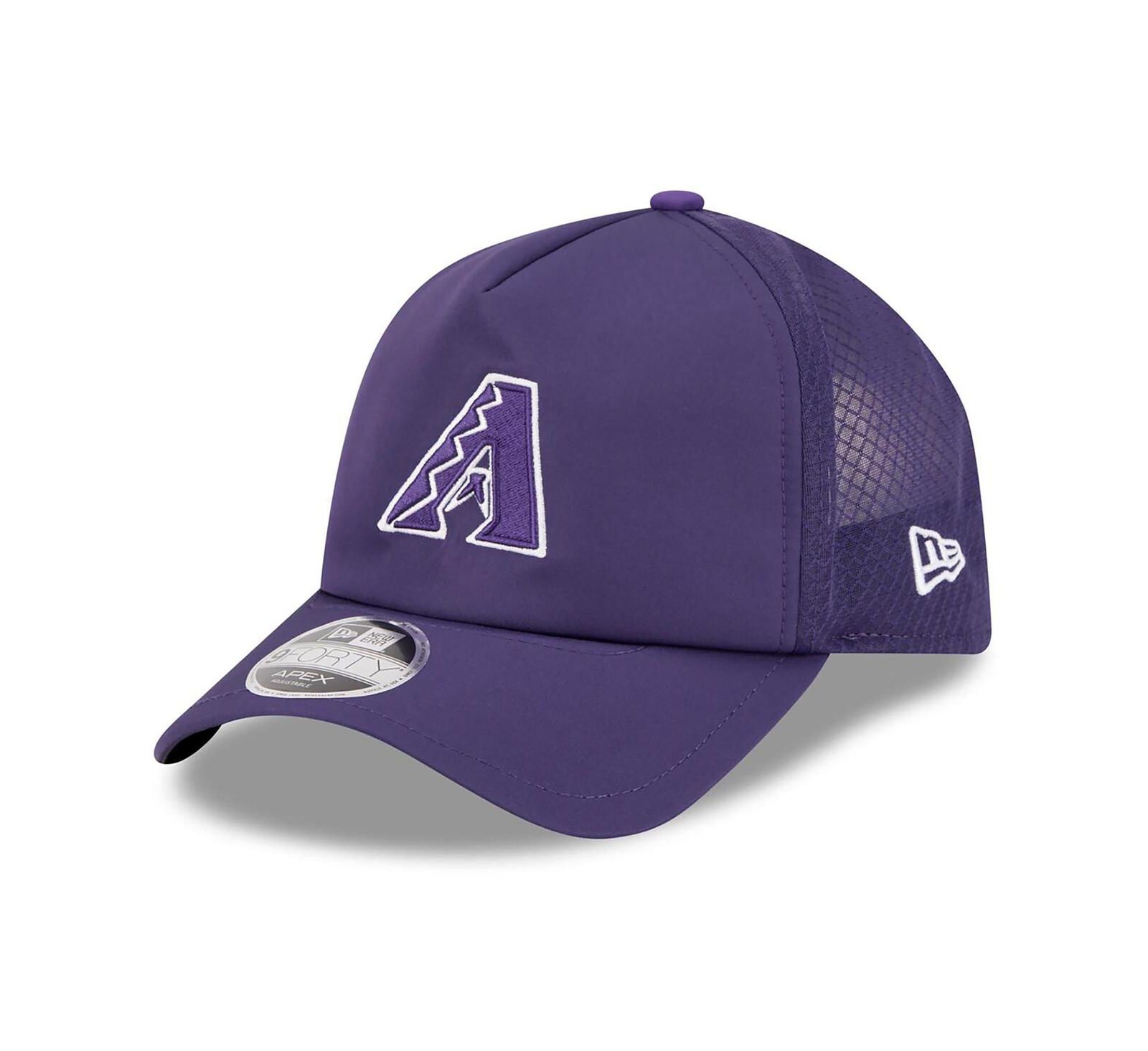 New Era Мужская кепка Arizona Diamondbacks 2026 Apex 9FORTY, фиолетовая