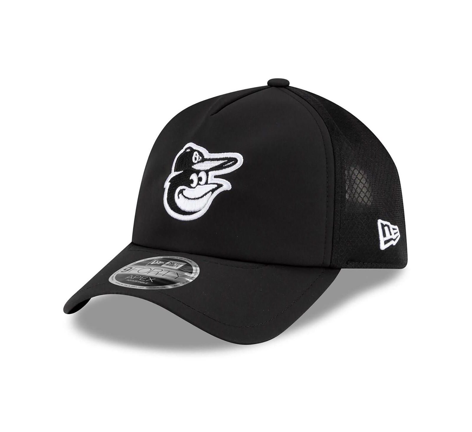 New Era мужская кепка Baltimore Orioles 2026 Batting Practice Apex 9FORTY регулируемая черная