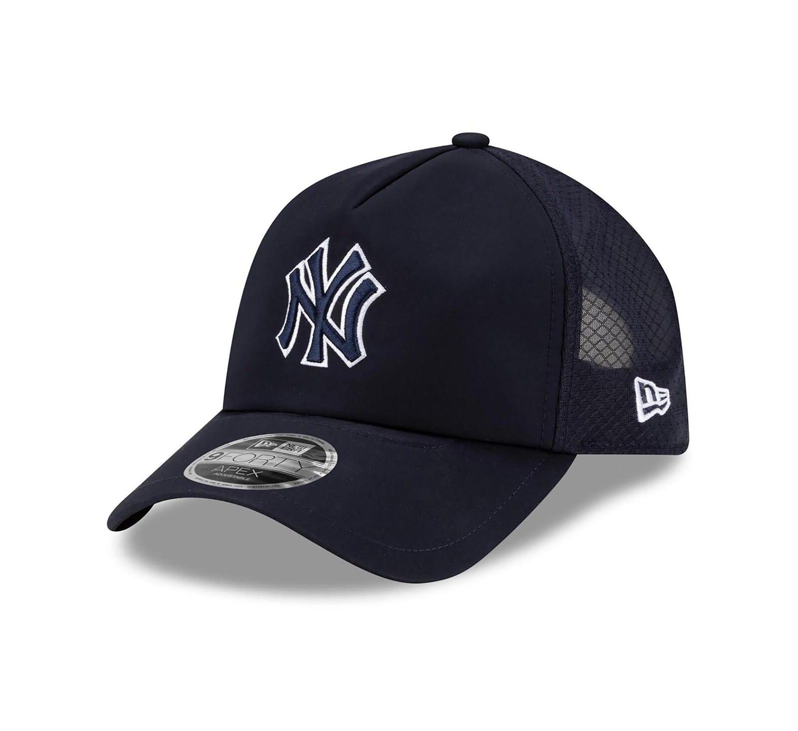 Кепка New Era Men's New York Yankees 2026 Batting Practice Apex 9FORTY, темно-синяя