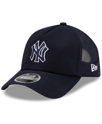 Кепка New Era Men's New York Yankees 2026 Batting Practice Apex 9FORTY, темно-синяя