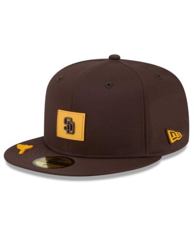 Мужская кепка New Era San Diego Padres 2026 Clubhouse 59FIFTY, коричневая