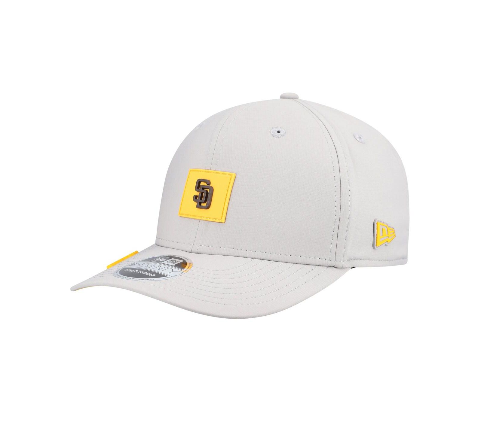 Мужская бейсболка New Era San Diego Padres 2026 Clubhouse 9SEVENTY, серая