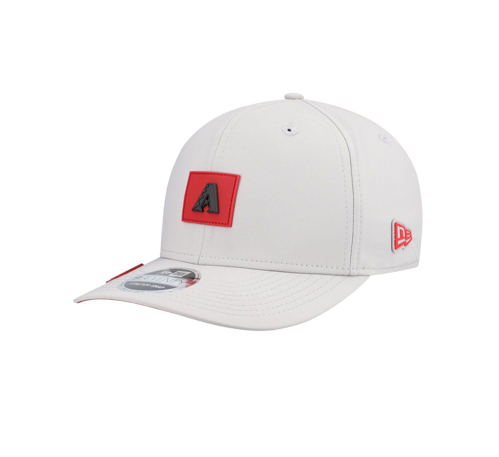 Мужская кепка New Era Gray Arizona Diamondbacks 2026 Clubhouse 9SEVENTY