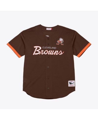 Мужская джерси Mitchell & Ness Cleveland Browns Head Coach Mesh Full-Button Fashion