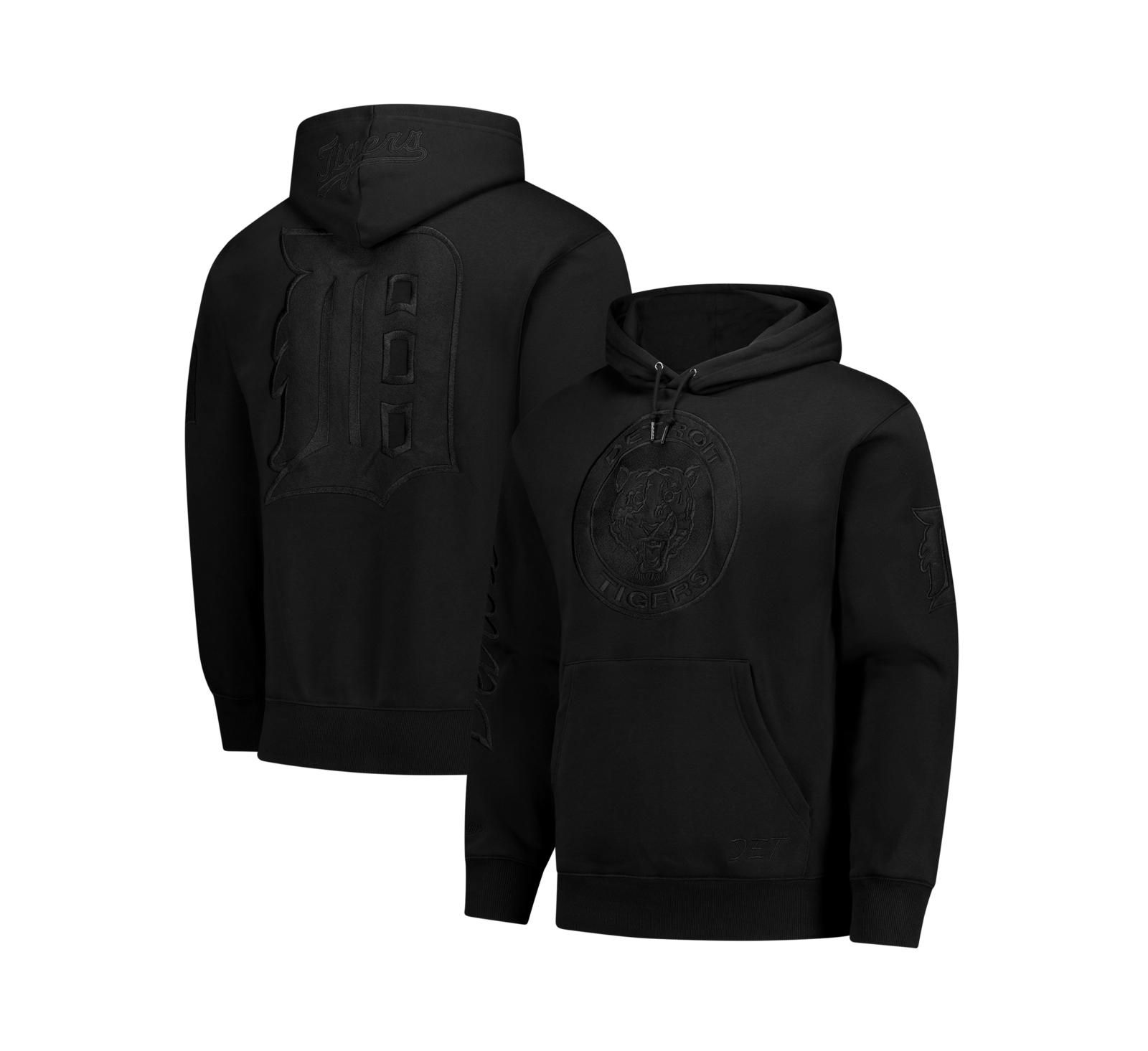 Мужское худи Mitchell & Ness Detroit Tigers Phantom Fleece, черное
