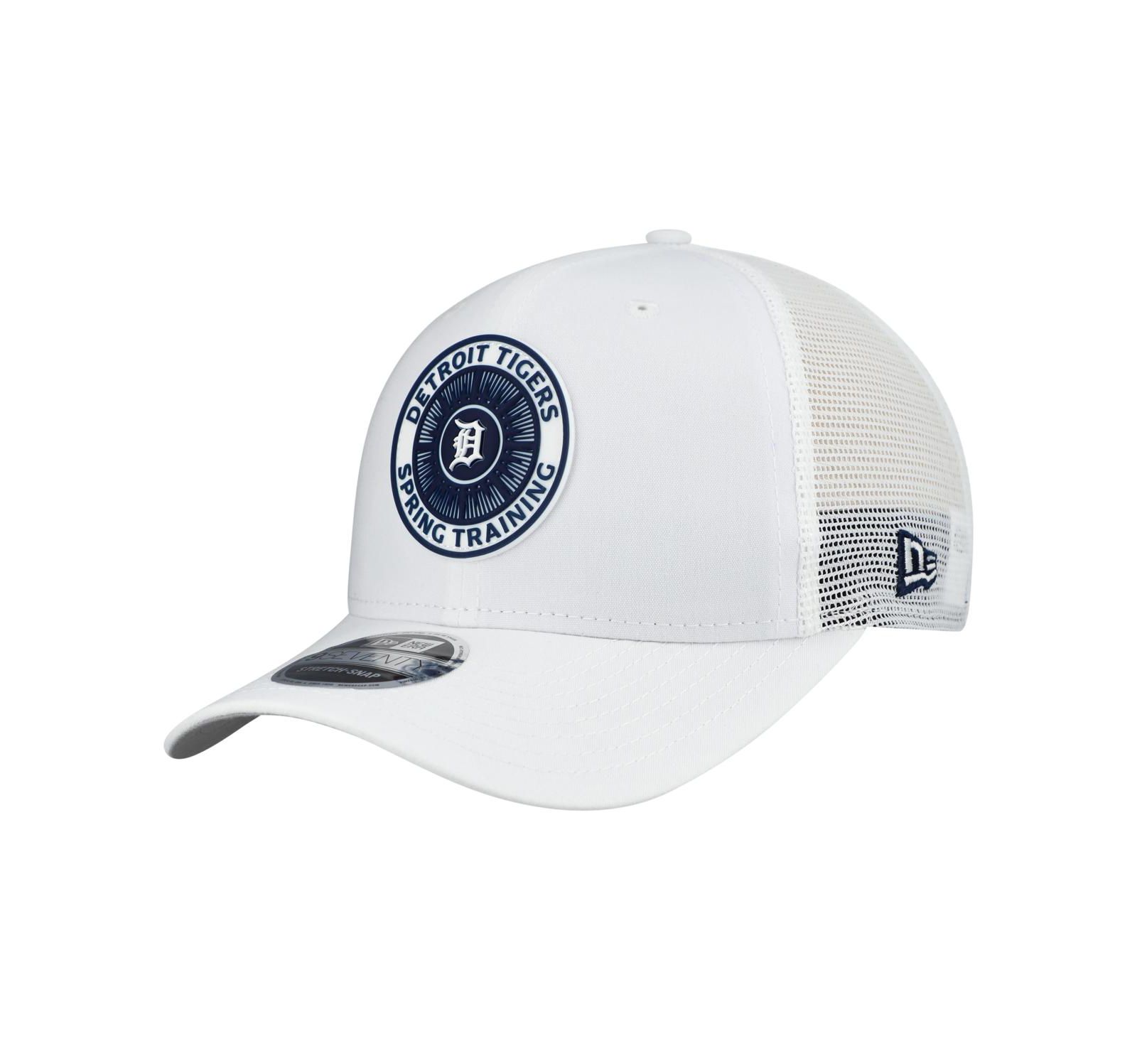 Мужская кепка New Era Detroit Tigers 2026 Spring Training Fan Pack 9SEVENTY, белая