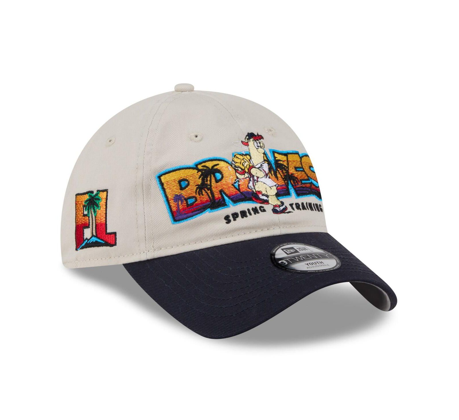 New Era кепка Atlanta Braves 2026 Spring Training Fan Pack, Stone/Navy