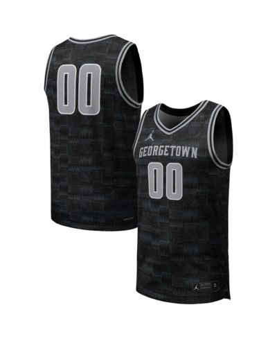 Jordan Мужская баскетбольная джерси Georgetown Hoyas Replica Black 00