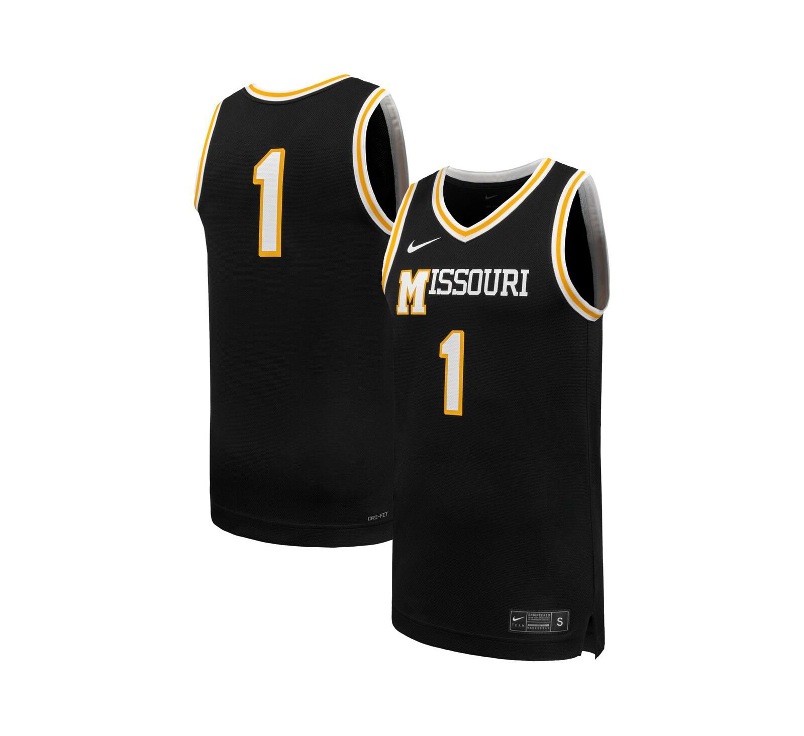 Nike мужская джерси-баскетбольная replica Missouri Tigers, черная