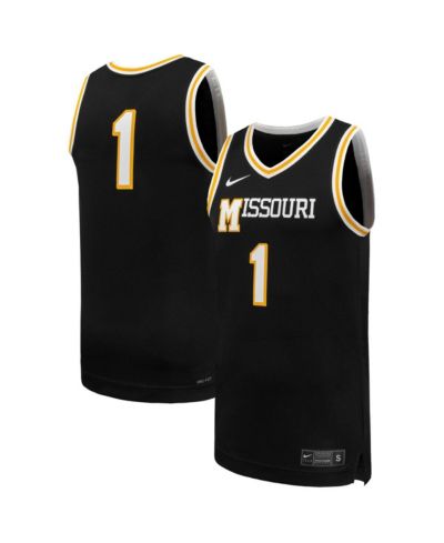 Nike мужская джерси-баскетбольная replica Missouri Tigers, черная