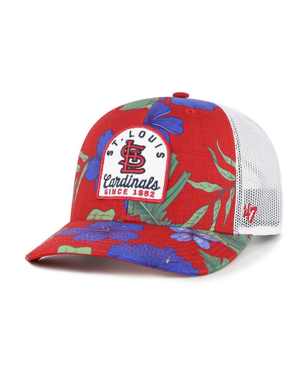 '47 Brand Мужская кепка тракер Tei Beachside регулируемая красного цвета St. Louis Cardinals