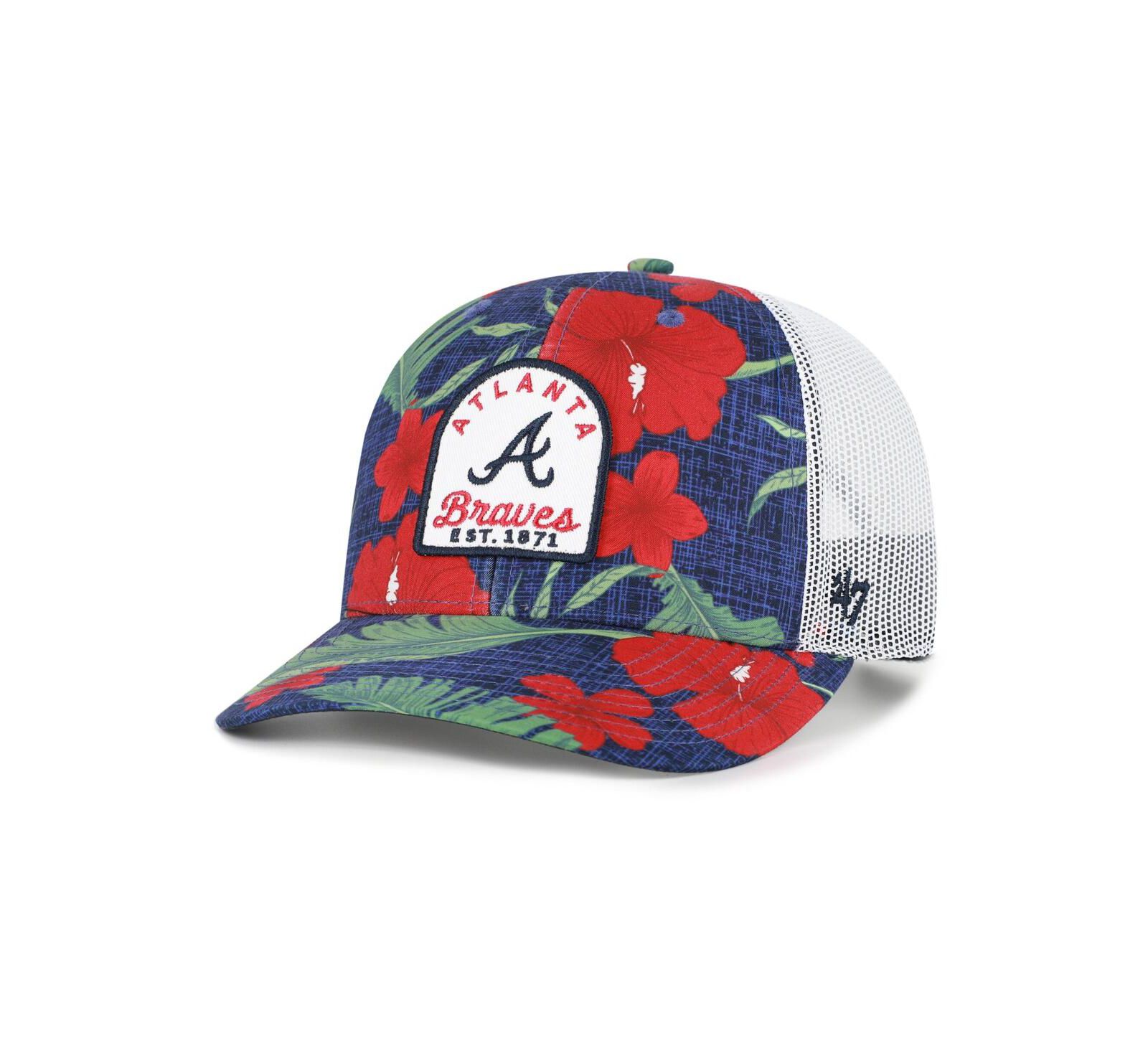 Мужская кепка '47 Brand Atlanta Braves Tei Beachside Adjustable Trucker