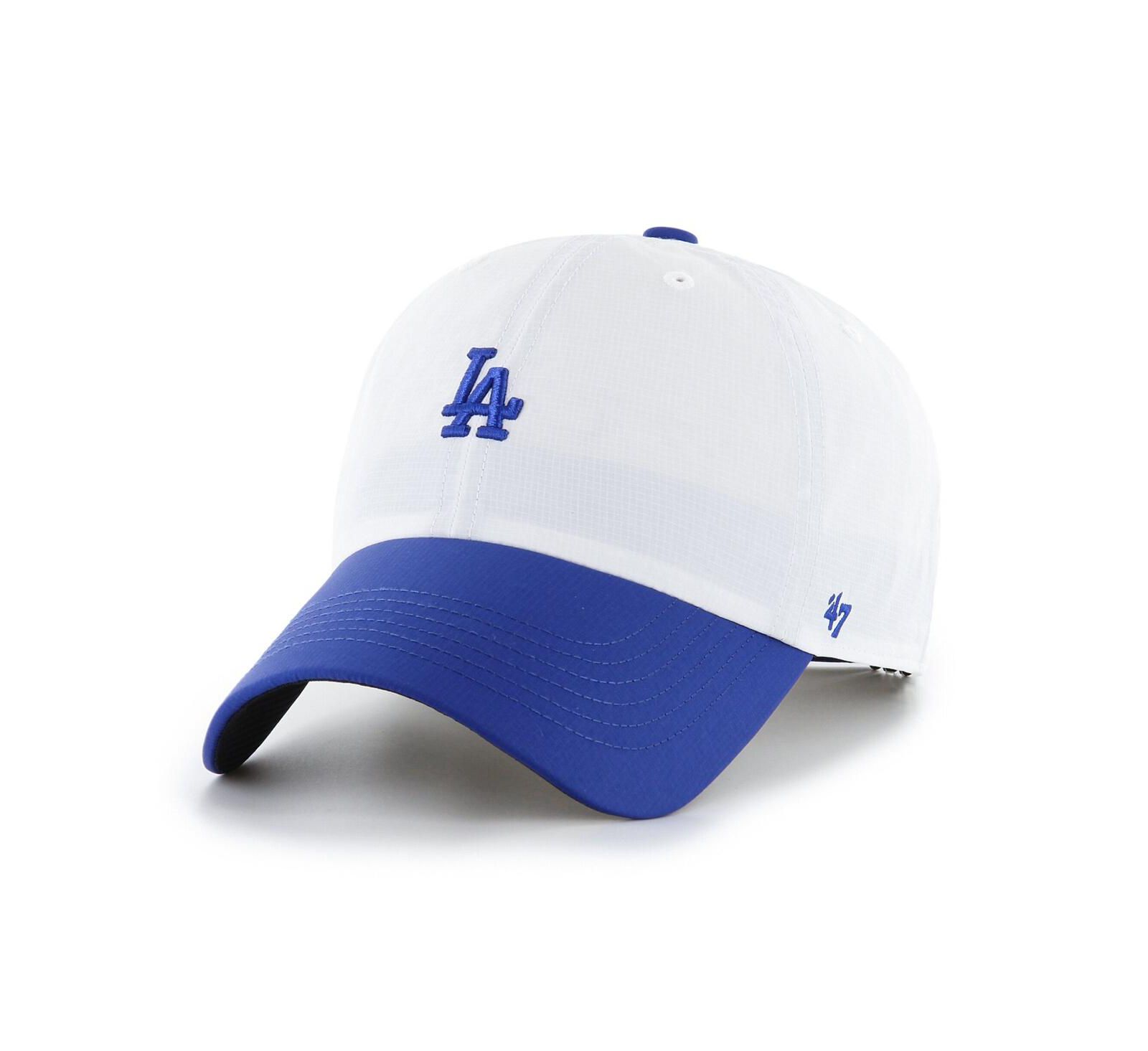 Мужская регулируемая кепка '47 Brand Los Angeles Dodgers Vista Mini Clean Up Brrr, белая/королевская синяя