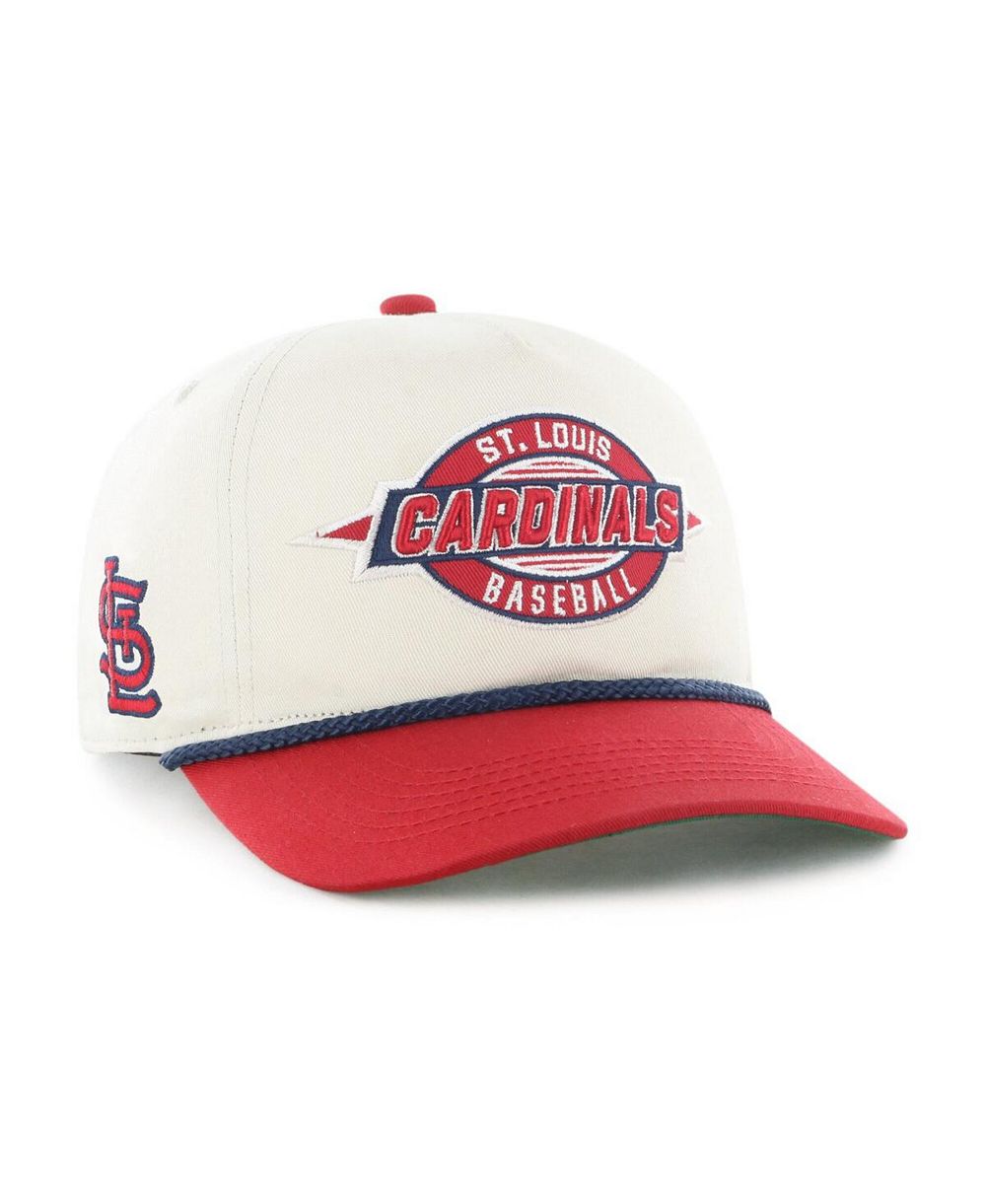 Кепка '47 Brand Big Boys and Girls St. Louis Cardinals Frame Out Hitch Adjustable, Natural/Red