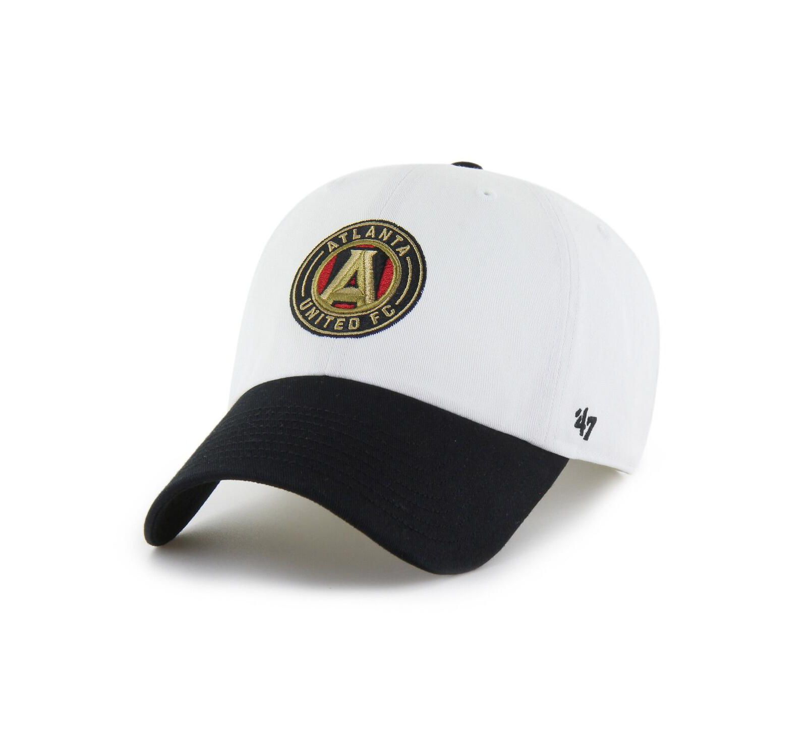 '47 Brand Men's White Atlanta United FC Two-Tone Clean Up Adjustable Hat
