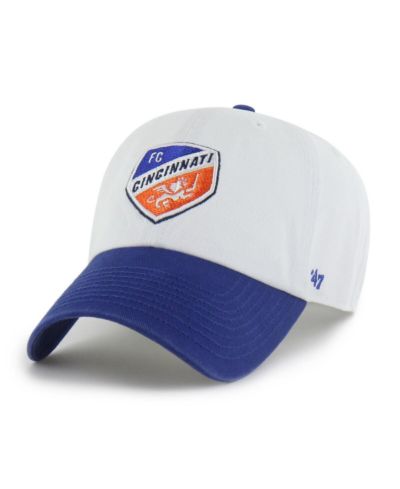 '47 Brand Мужская регулируемая кепка FC Cincinnati Two-Tone Clean Up, белая