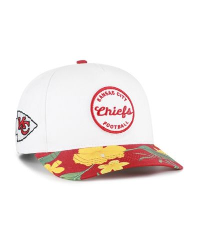 '47 Brand Men's White/Red Kansas City Chiefs Beach Side Hitch Adjustable Hat