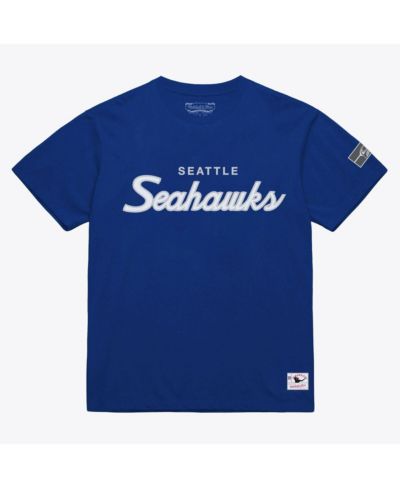 Мужская футболка Mitchell & Ness Men's Royal Seattle Seahawks Head Coach Classic