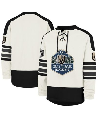 '47 Brand Men's Cream Vegas Golden Knights Pond Hockey Trio Eternal Lacer Sweatshirt