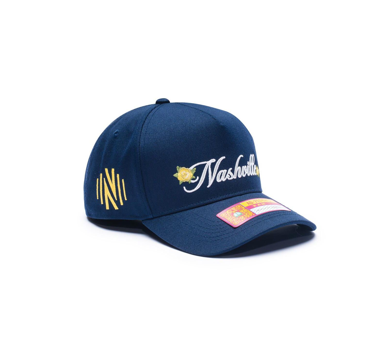 Fan Ink Мужская и Женская кепка-снэпбэк Nashville SC Love Me Navy
