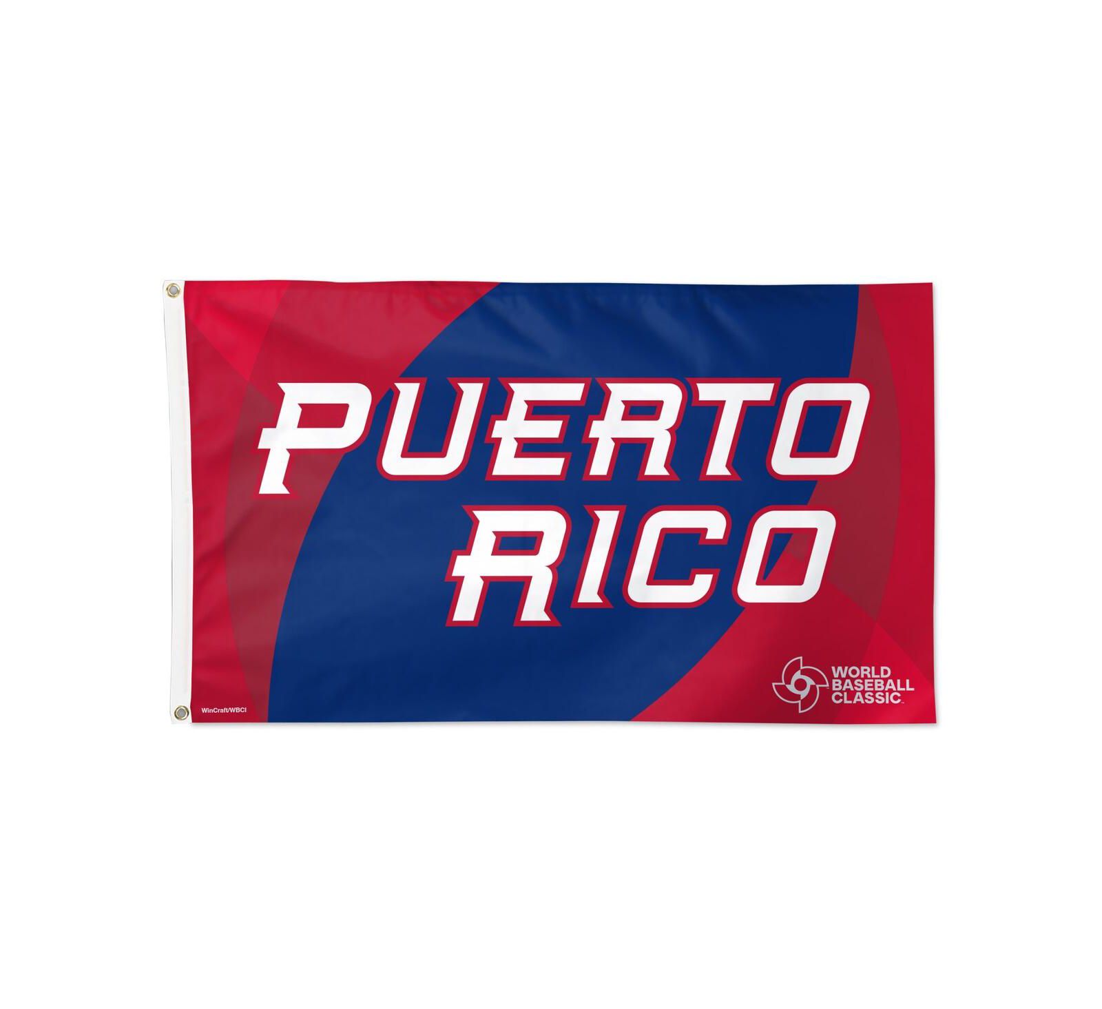 Делюкс флаг WinCraft Puerto Rico Baseball 2026 World Baseball Classic, односторонний, 3' x 5'