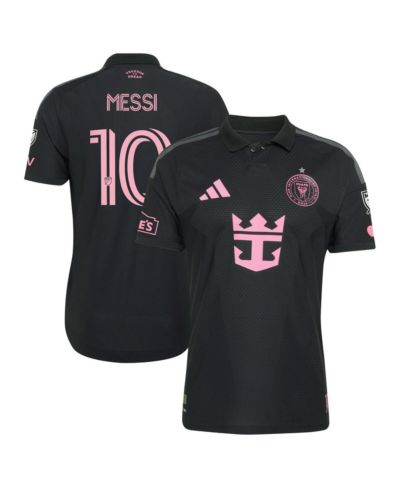 Джерси adidas Men's Lionel Messi Black Inter Miami CF 2026 Presagio On-Field Authentic Patch